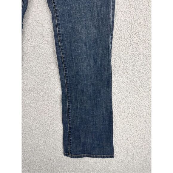 Michael Kors Jeans Women Size 4 Blue Bootcut Pocket Flaps Rivets Low Rise - Picture 4 of 12